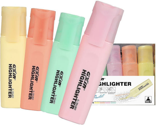 Justnote Markere de Subliniere Pastel 4buc
