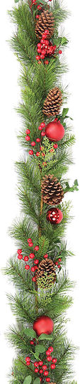 berries Christmas Garland Green 150cm 1pc