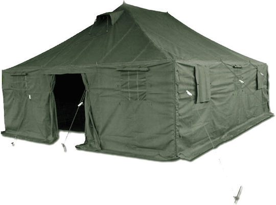 Mil-Tec Καλοκαιρινή Σκηνή Camping Χακί για 10 Άτομα 600x500x320εκ.