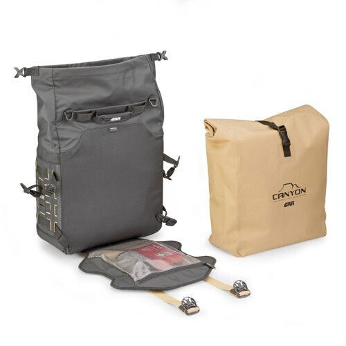 Givi Monokey Canyon Monokey Πλαϊνή Βαλίτσα Μοτοσυκλέτας 30lt σε Μαύρο Χρώμα