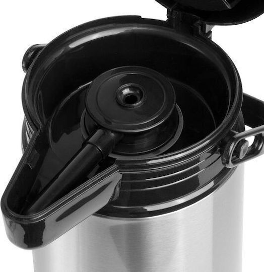 Excellent Houseware S7900876 Container with Faucet Thermos Stainless Steel 1.8lt Silver