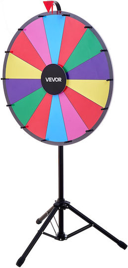 Vevor 610 Mm Τροχός Βραβείων 14 Θέσεων Τροχός Τρίποδο Ρυθμιζόμενο Ύψος Ρουλέτα Τύχης Πίνακα Γραφής 2 Μαρκαδόρους 6 Χρώματα Εύκολη Συναρμολόγηση Πάρτι Μπαρ Εμπορική Έκθεση Καρναβάλι