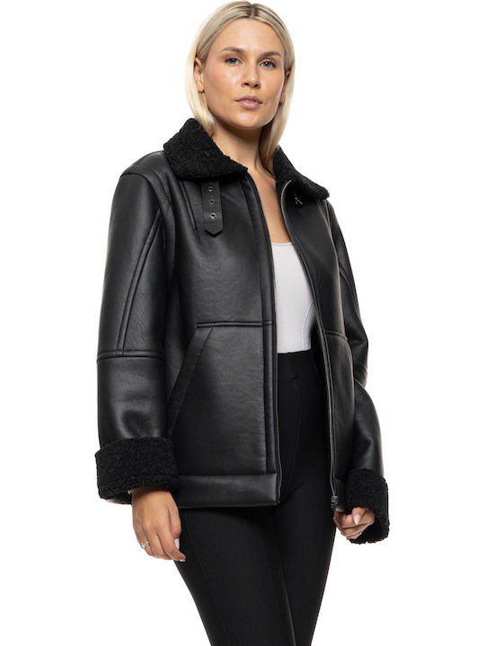 Γυναικείο Biker Jacket Black
