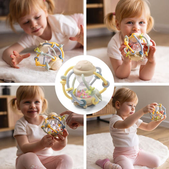 Babyono Teething Rattle Silicone for 0 m+