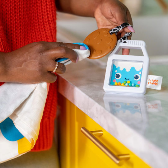 Jucărie de dentiție 2 în 1 Bright Starts Zornăitoare Biscuiți & Dentiție