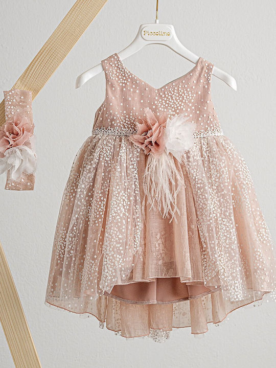 Piccolino Beatrice Puce Rochie Roz De Botez