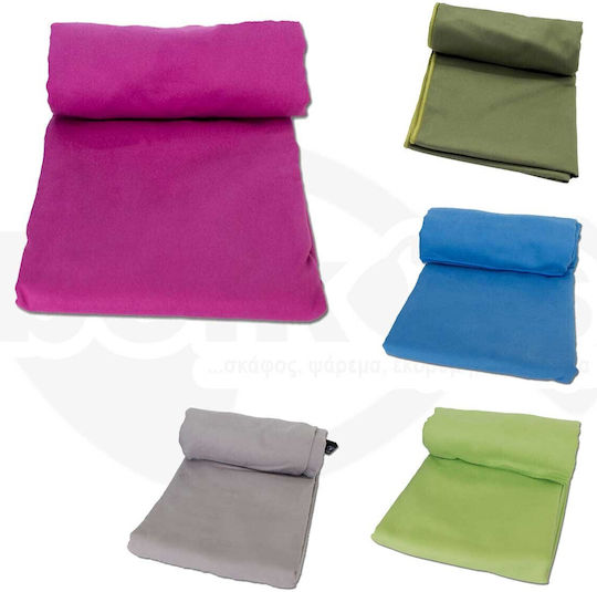 AlpinPro DryFast Microfiber Body Towel in Case Green 180x90cm