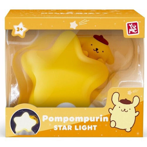 YuMe Toys Kinder Dekorative Lampe Pompompurin Gelb 5x5x9εκ.