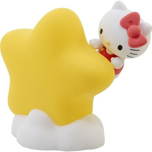 YuMe Toys Kinder Dekorative Lampe Hello Kitty Gelb 5x5x9εκ.