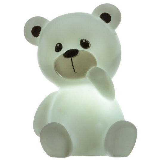 Atmosphera Lumină LED Decorațiune Lampa De Masă Pentru Copii Alb 10x9x14cm