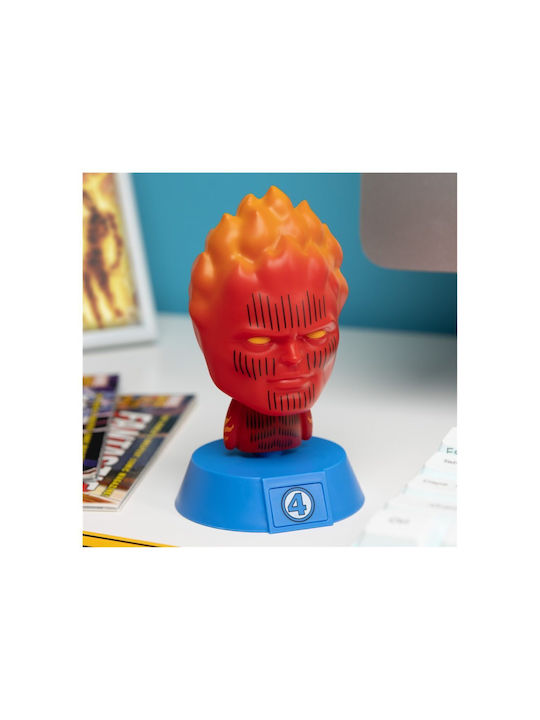 Paladone Icons Marvel Fantastic 4 Human Torch Light Pp14788mu