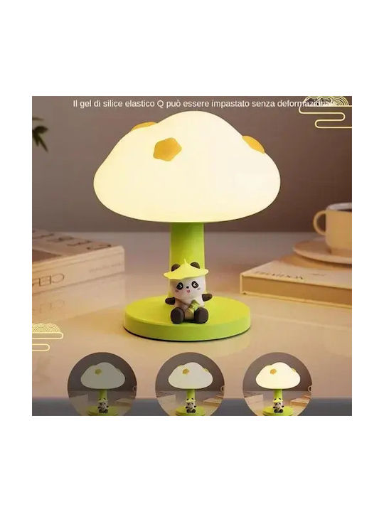 Kids Decorative Lamp Mushroom animal Green