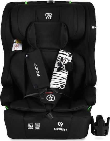 Moni Security Baby Car Seat i-Size with Isofix Midnight Black 9-36 kg
