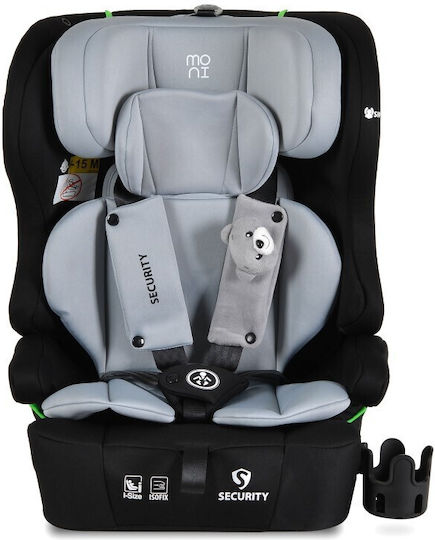 Moni Security Καθισματάκι Αυτοκινήτου i-Size με Isofix Space Grey 9-36 kg