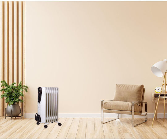 Маслен радиатор с 7 ребра 1500W