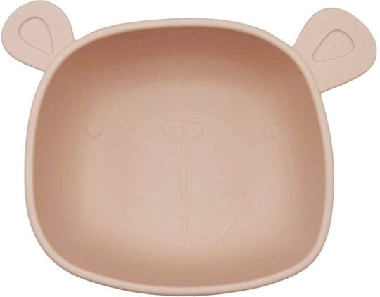The Cotton Cloud Baby Food Bowl made of Silicone Pink