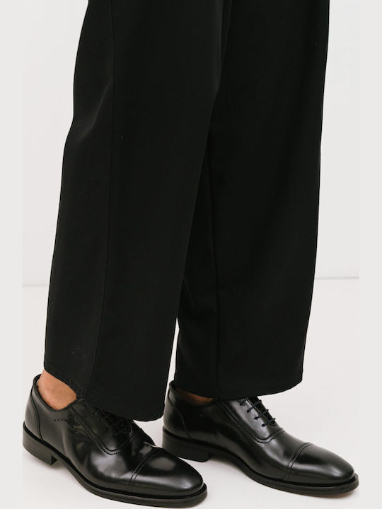 Men's Leather Casual Shoes Black