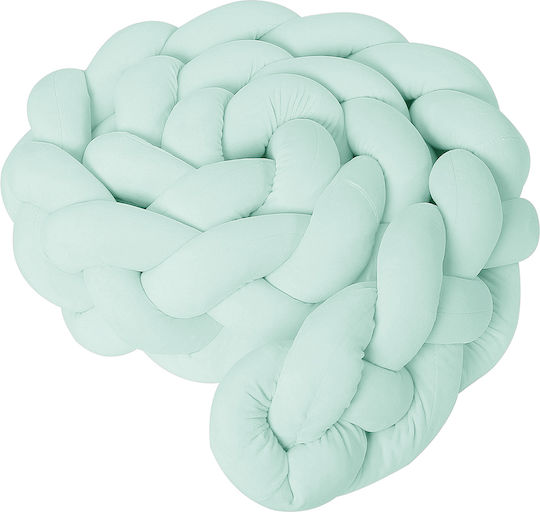Palamaiki Crib Bumpers Braided Inside Aqua 20x220cm