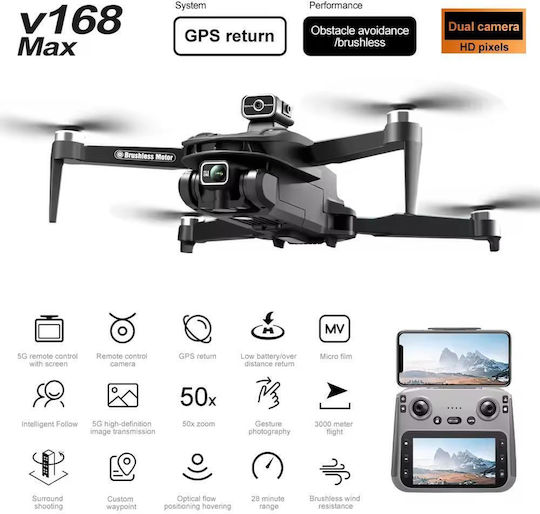 Drone 5G with Camera 4K 30fps and Controller