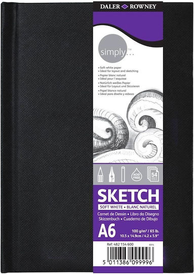 Daler Rowney Μπλοκ Σχεδίου Sketchbook Graduate Α5 14.8x21cm