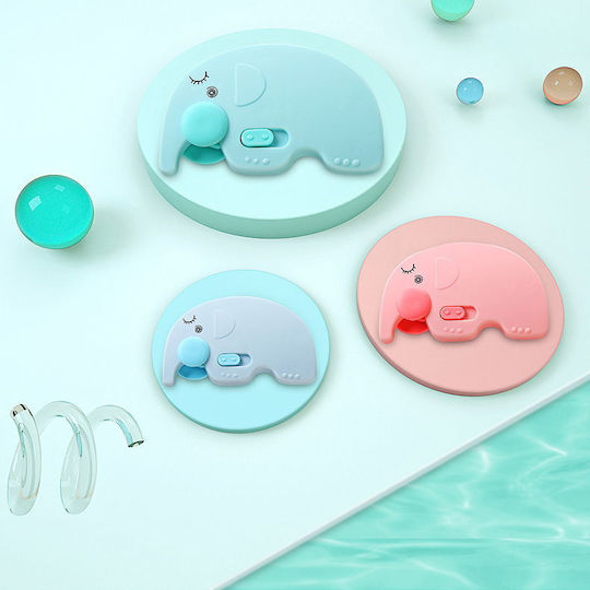 Cangaroo Henry Cabinet & Drawer Lock with Sticker made of Plastic in Pink Color 6εκ. 3pcs