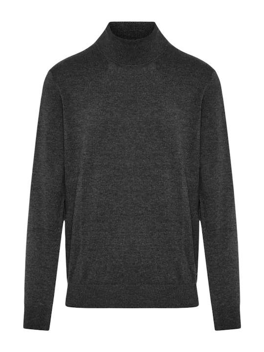Langarm Herrenbluse Schwarz