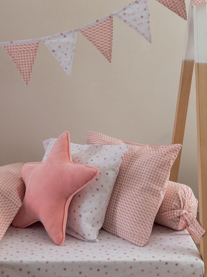 Palamaiki Sheet Single Cotton BB100 Rose 170x260cm
