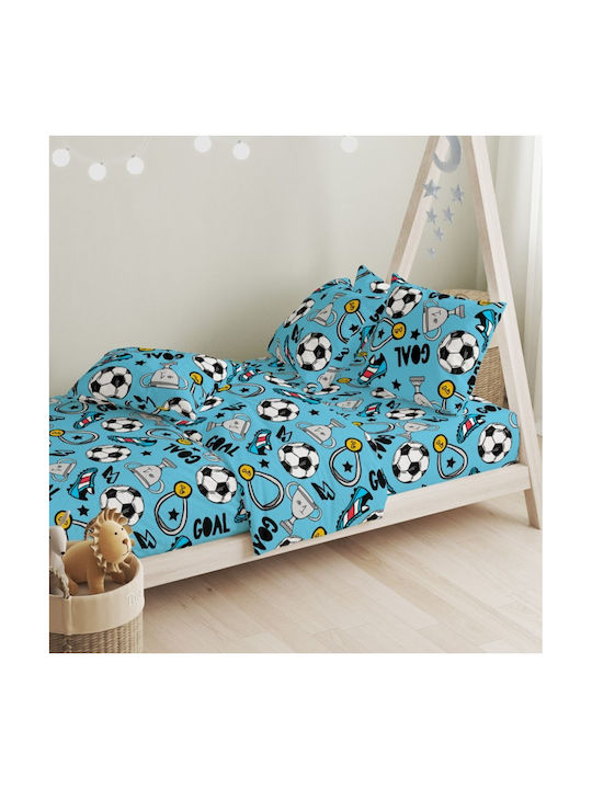 Cokitex Σετ Μονά Μπλε 165x270cm Cokitex Σετ Μονά Μπλε 165x270cm