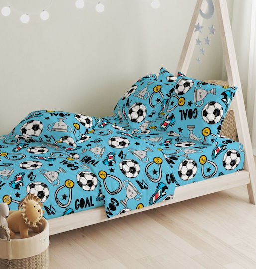 Cokitex Σετ Μονά Μπλε 165x270cm Cokitex Σετ Μονά Μπλε 165x270cm