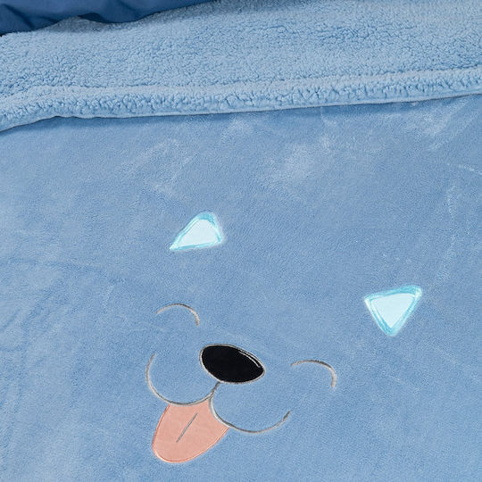 Nima Blanket Velvet Blue 220x160cm