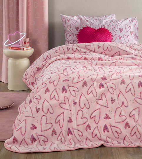 Palamaiki Blanket Velvet Pink 220x160cm