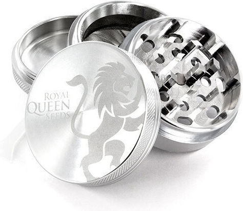 Royal Queen Seeds Metal Engraved Grinder 55mm