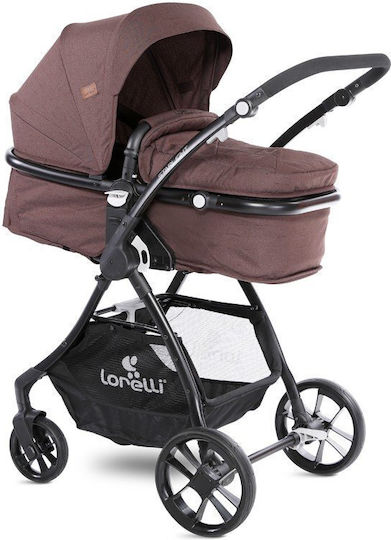 Lorelli Starlight Verstellbar 2 in 1 Baby Kinderwagen Beige 12.55kg