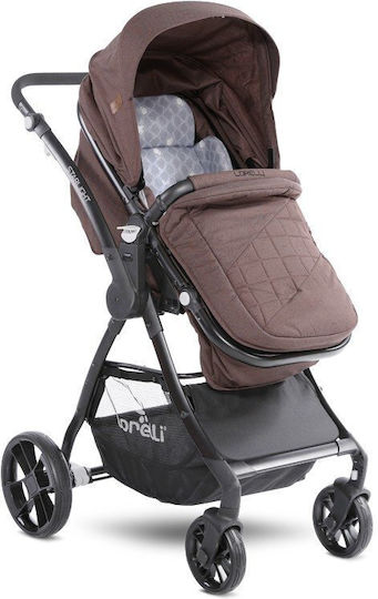 Lorelli Starlight Verstellbar 2 in 1 Baby Kinderwagen Beige 12.55kg
