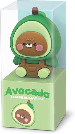 Pencil Sharpener One Hole Avocado Party 24 Pcs Display