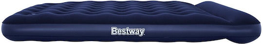 Bestway Надуваем Матрак За Сън Двойно С Интегрирана Помпа 203x152x28см Син
