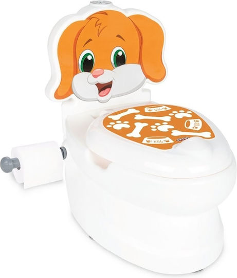 Pilsan Γιο Γιο Λεκάνη Dog με Μουσική, Ήχους & Καπάκι Πορτοκαλί έως 25kg