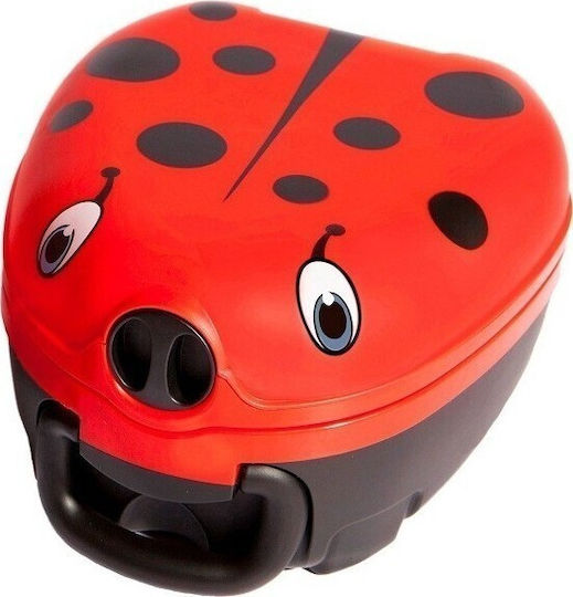 My Carry Potty Portable Potty Ladybug with Lid Red up to 50kg