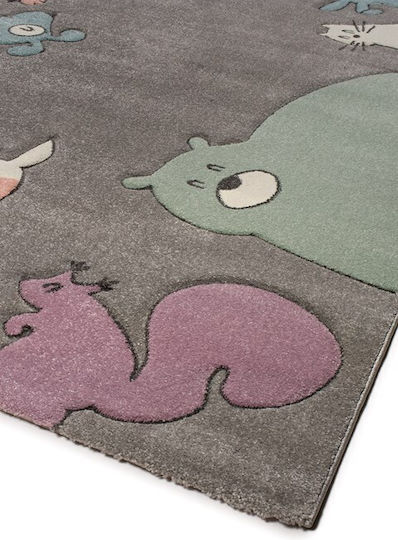 Viokarpet Yolo Детско килимче Сив 160x230см