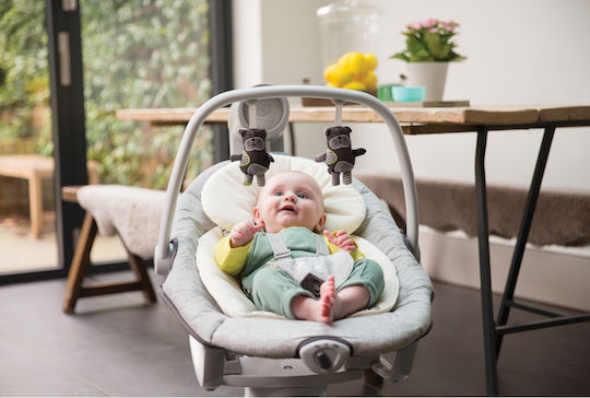 Joie Electric Baby Relax Swing Serina with Music and Vibration Gray for Child up to 9kg