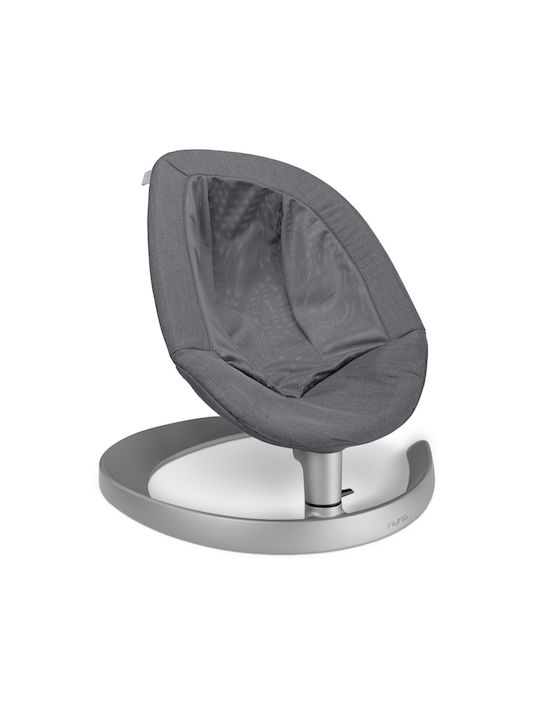 Nuna Χειροκίνητο Relax Μωρού Leaf Grow Granite για Παιδί έως 60kg