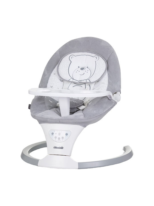 Chipolino Electric Relax pentru Bebeluși Leagăn Lera Gri pentru Copil până la 9kg