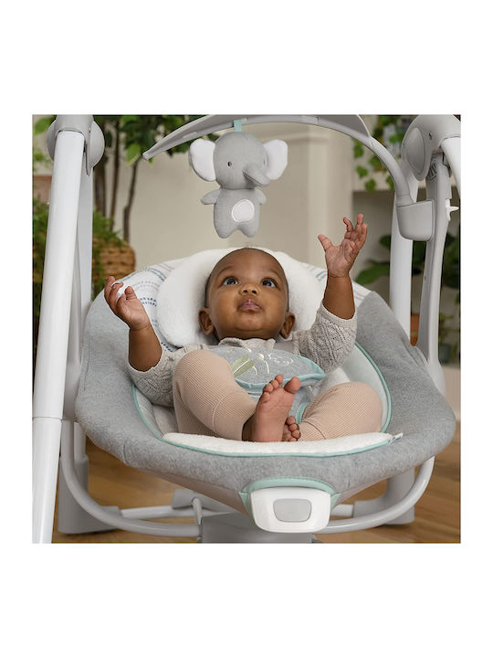 Ingenuity Electric Relax pentru Bebeluși ConvertMe Swing 2 Gri pentru Copil până la 9kg
