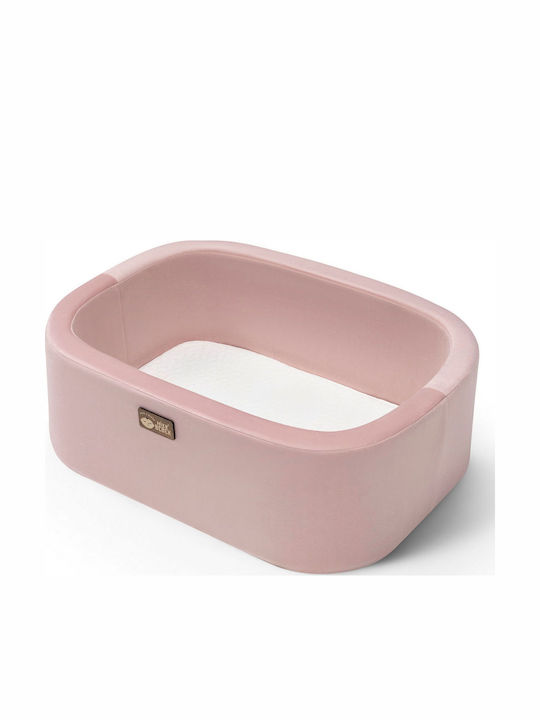 Hanah Home Wiege mit Matratze Pink-Gold