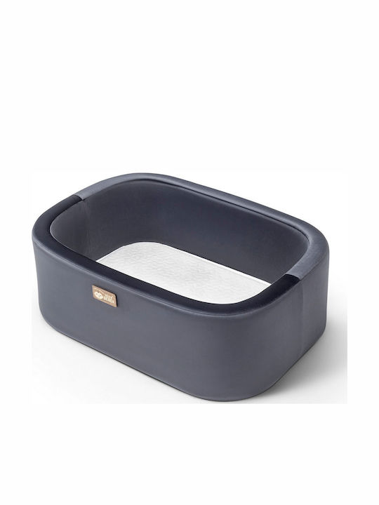 Hanah Home Wiege mit Matratze Black-Silver