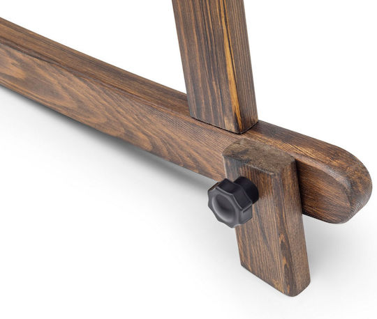 Hanah Home Wiege mit Matratze Black-Walnut