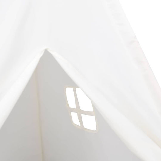 vidaXL Σκήνη Teepee Peach Skin Γκρι με Σάκο