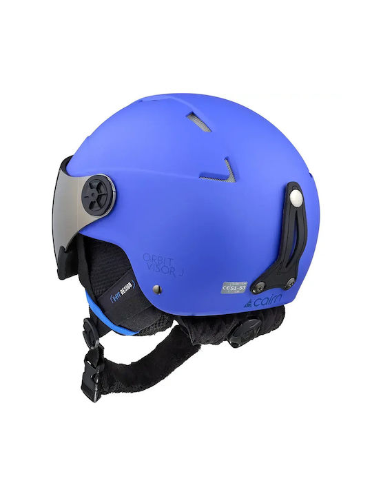 Cairn Orbit Visor Παιδικό Κράνος για Σκι & Snowboard σε Μπλε Χρώμα