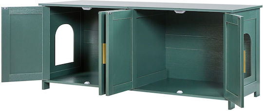Μπουφές Ξύλινος Μπλε 120x45x50cm