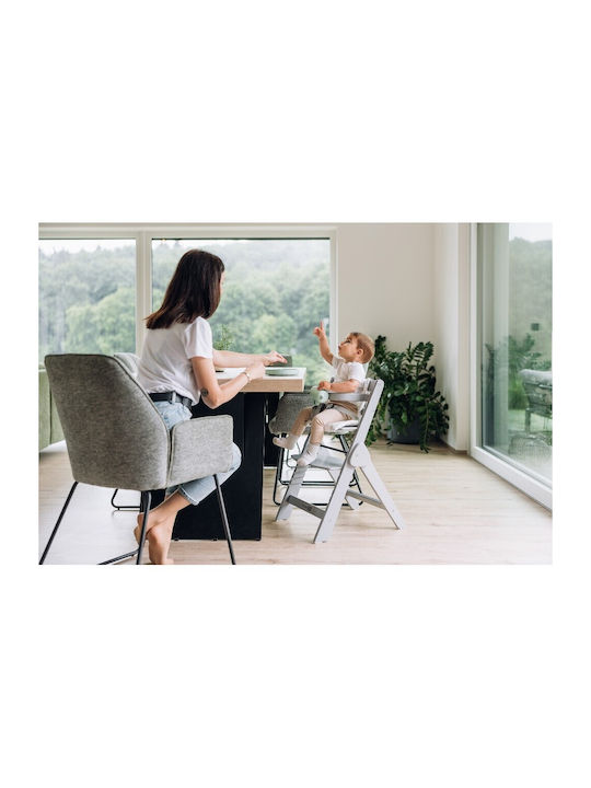 FreeOn Finny Fold Foldable Baby Highchair with Adjustable Height Gray
